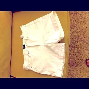 White Banana Republic denim shorts
